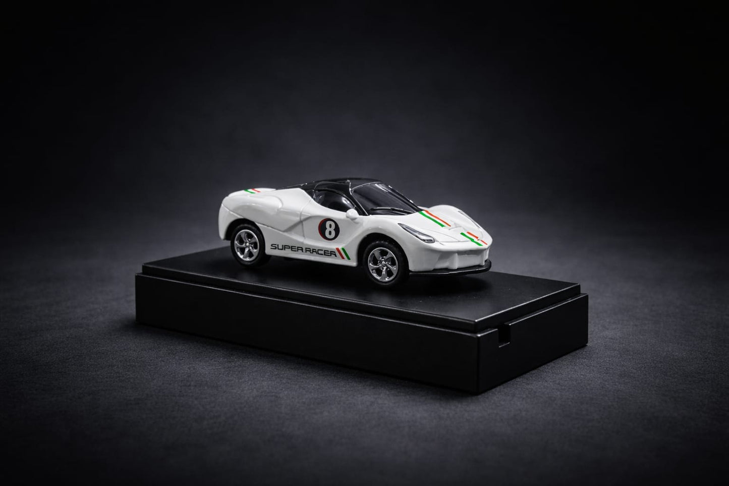 1:64 Scale Mini Rc ferrari car– 2.4GHz Remote Control Racing Car with Mobile App, LED Lights & Rechargeable battery (C-Type)