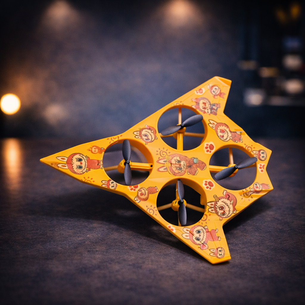 Flying Spinner Hand Sensor Drone Toy for Kids – 360° Rotating Mini Flying UFO Drone with LED Lights & Gesture Control