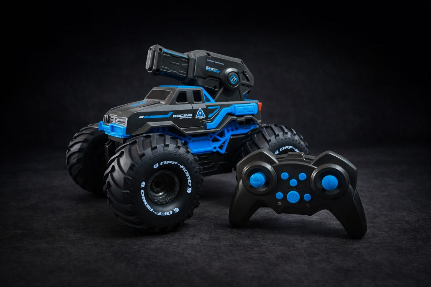 Water & Land Driving Remote Control Monster Truck | Multi-Terrain 4WD Off-Road Toy with Big Wheels