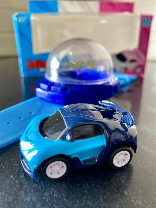 Mini Watch Remote Control Car – Wrist Watch RC Car Toy with Mini Racing Car