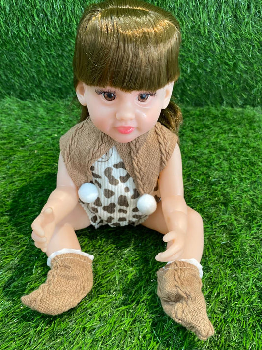Lovely Baby Doll for Kids– Soft Body Realistic Girl Doll Toy with Cute Dress
