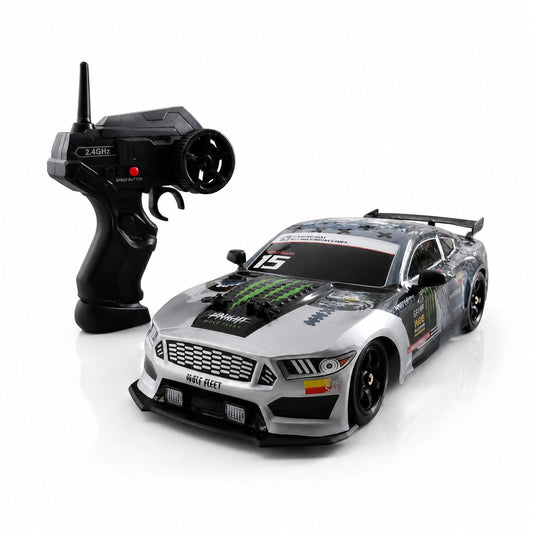 Drift Stunt RC Car 1:16 4WD 2.4G Remote Control Drift Racing Car with Smoke Spray & Replaceable Wheels